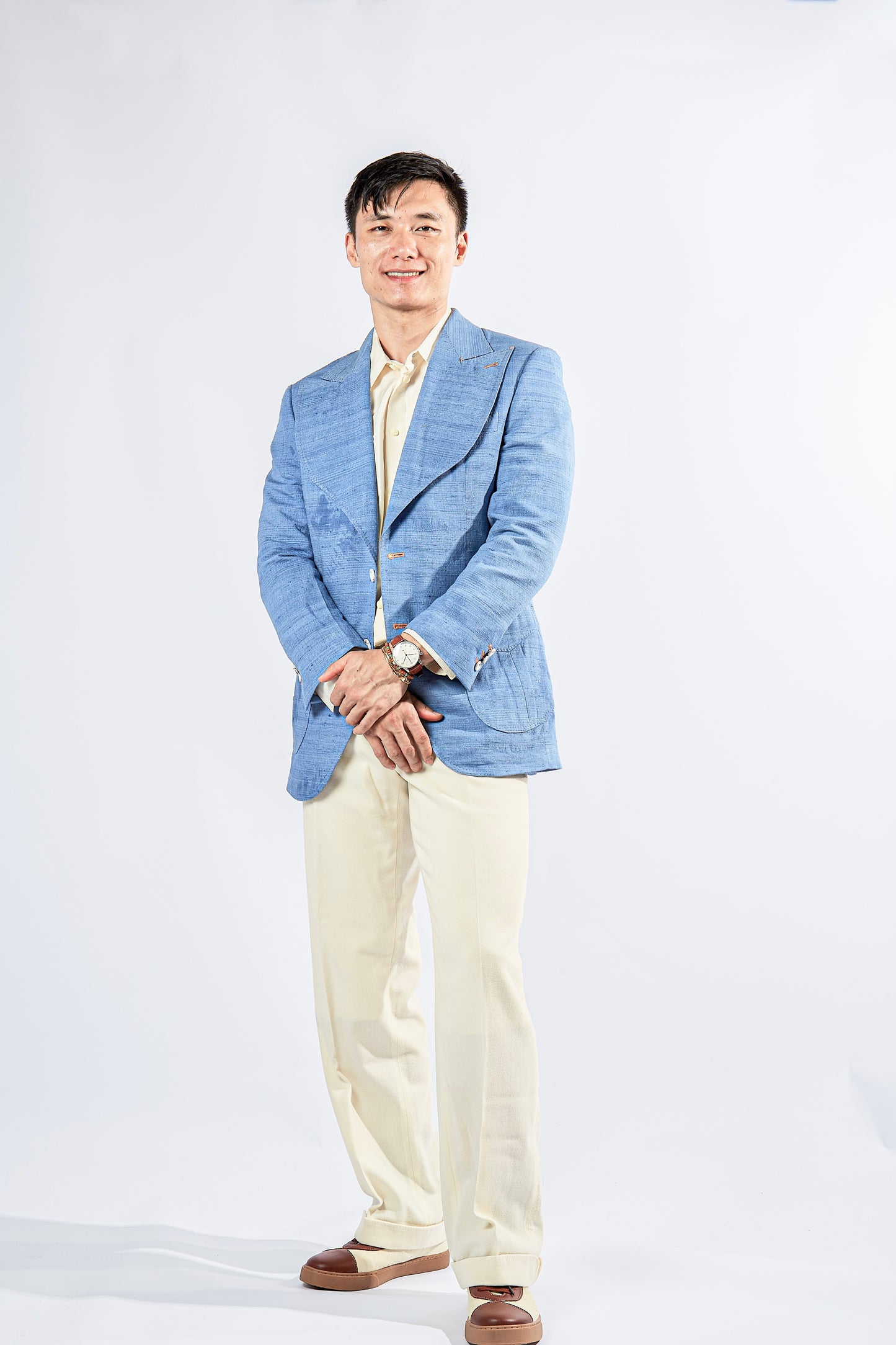 tussah silk suit
