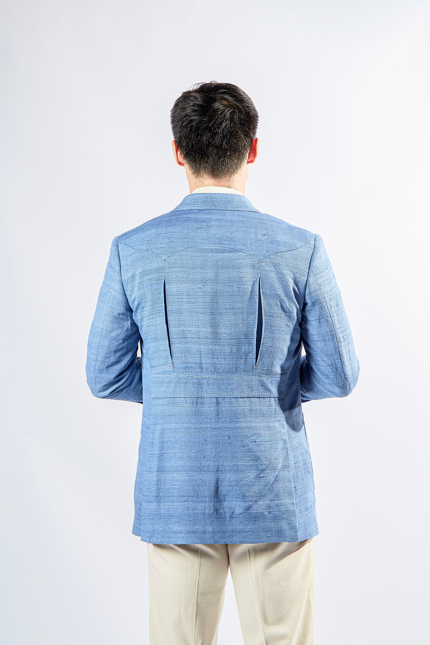 tussah silk suit