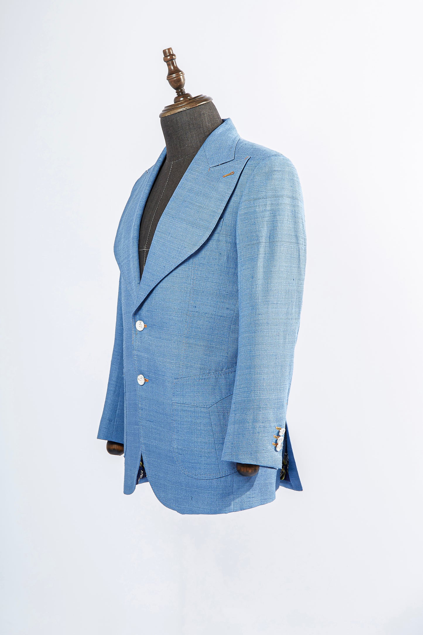 tussah silk suit