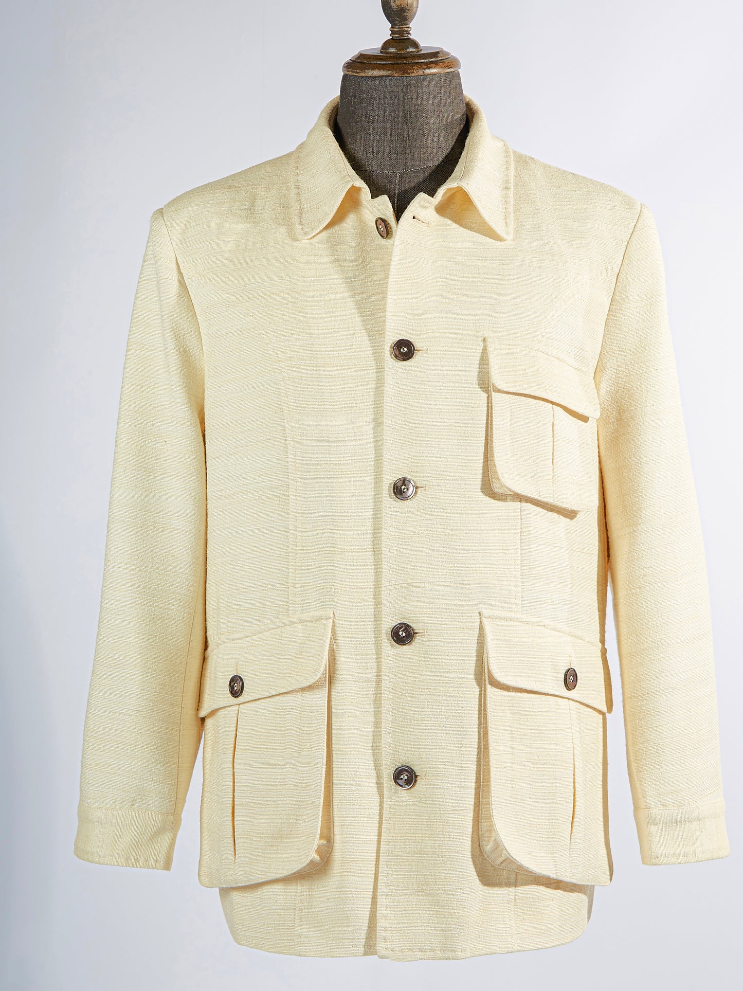 tussah silk jacket