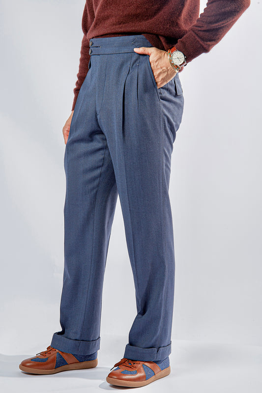 wool silk trouser