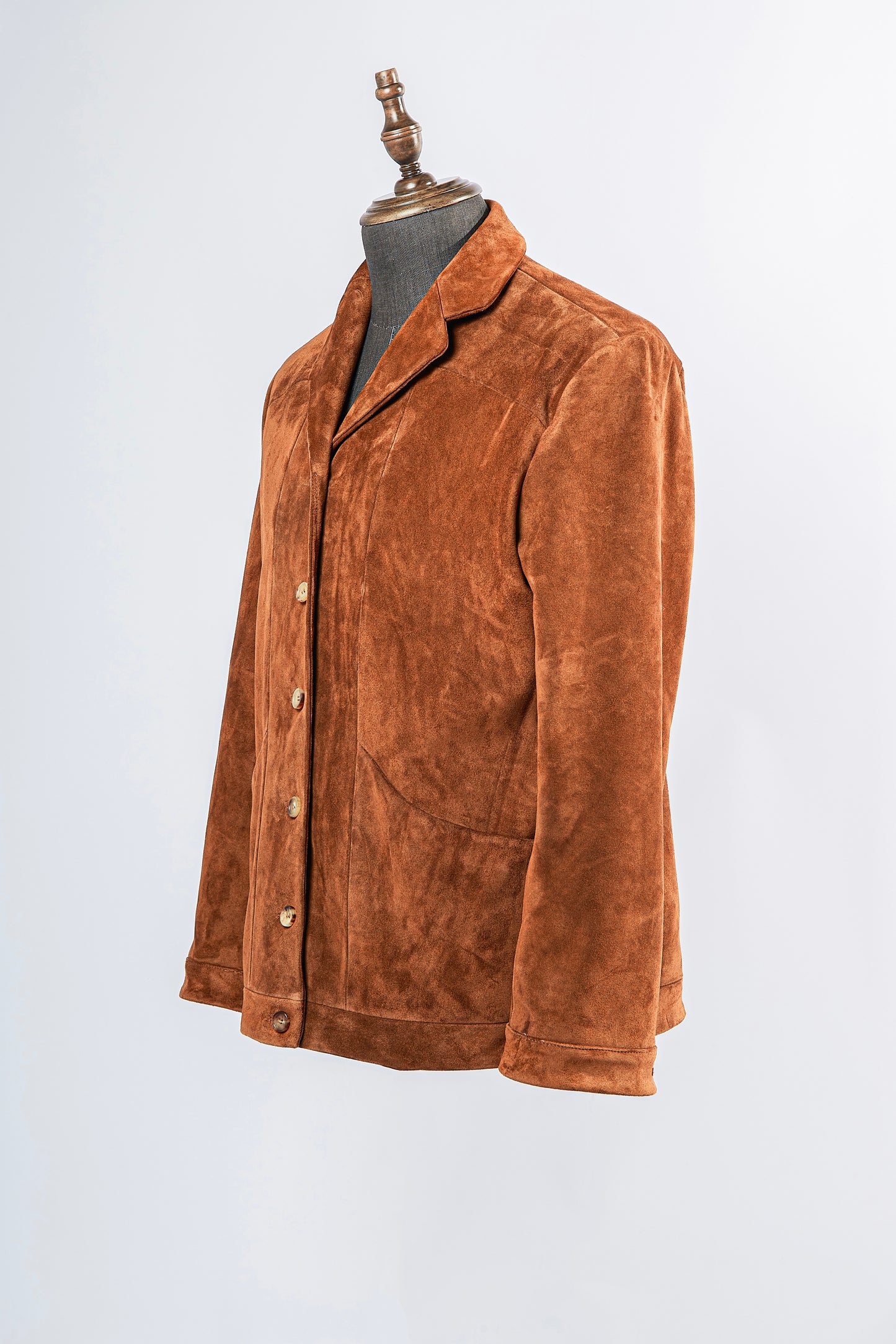 Leather bomber