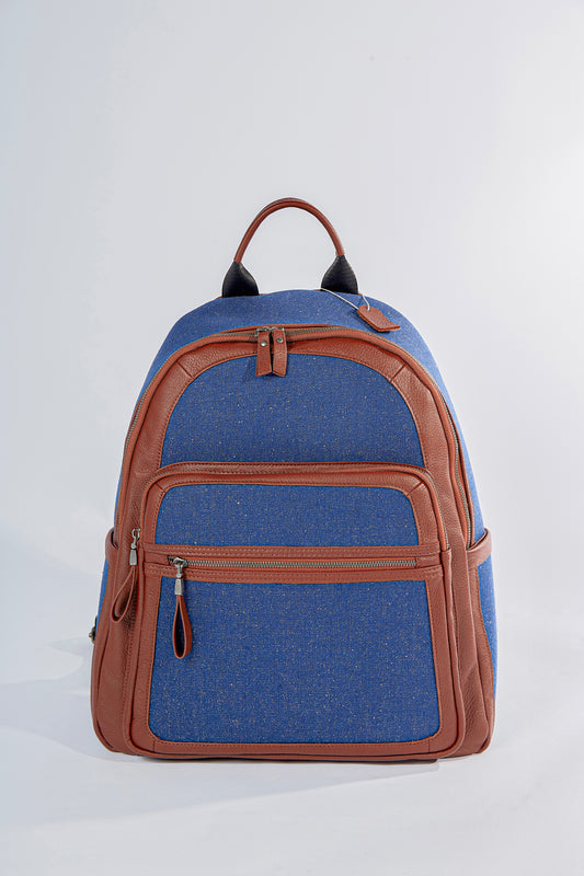 tussah silk backpack