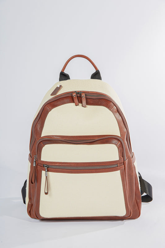 tussah silk backpack