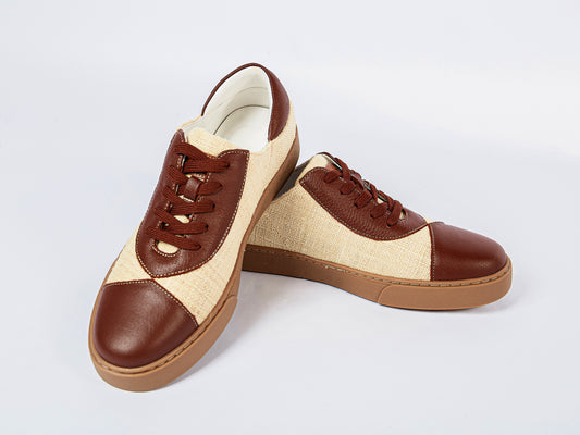 tussah silk sneakers